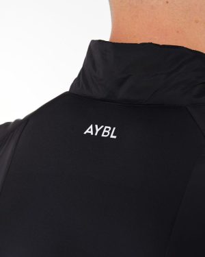 Performance Padded Gilet - Black: The Ultimate Golf Layering Essential