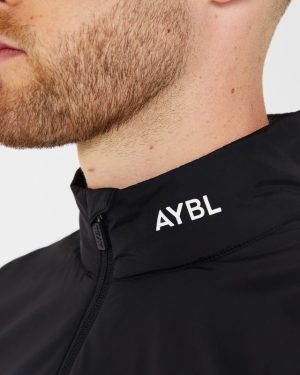 Performance Padded Gilet - Black: The Ultimate Golf Layering Essential