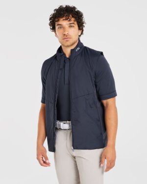 Performance Padded Gilet - Navy: The Ultimate Golf Layering Essential