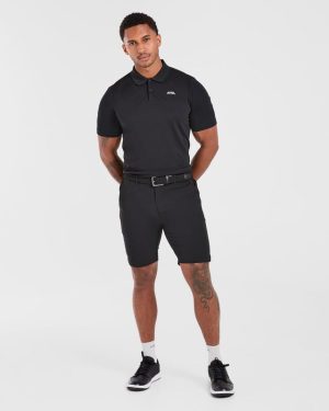 Elite Performance Golf Shorts - Black