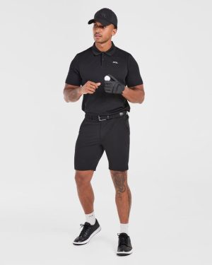 Elite Performance Golf Shorts - Black