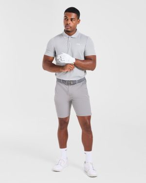 Performance Golf Shorts - Grey | Ultimate Mobility & Style