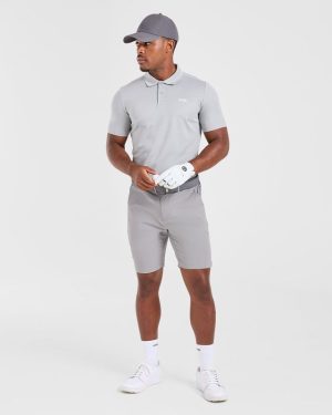 Performance Golf Shorts - Grey | Ultimate Mobility & Style