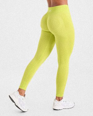 Adapt Seamless Leggings - Lime Green: The Ultimate Sculpting Solution
