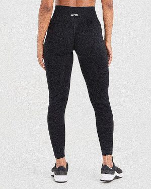 Power Seamless Leggings - Black: The Ultimate Performance Wear