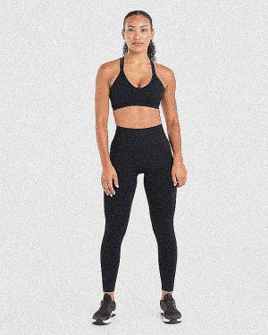 Power Seamless Leggings - Black: The Ultimate Performance Wear