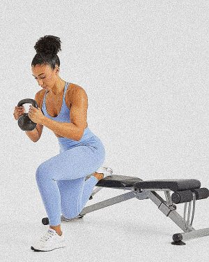 Power Seamless Leggings - Blue: The Ultimate Performance Wear