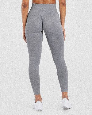 Power Seamless Leggings - Grey: The Ultimate Performance Wear