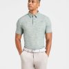 Precision Texture Polo - Deep Washed Sage: The Ultimate Performance Essential