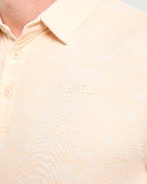 Precision Texture Polo - Peach: The Ultimate Performance Wear