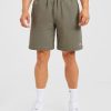 Rebound Shorts - Dusky Olive: The Ultimate Cotton Essential