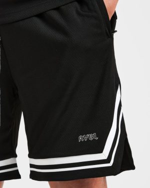 Rebound Stripe Shorts - Black: The Ultimate Performance Gear