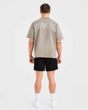 Rebound T Shirt - Dusky Olive: The Ultimate Cotton Essential