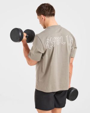 Rebound T Shirt - Dusky Olive: The Ultimate Cotton Essential