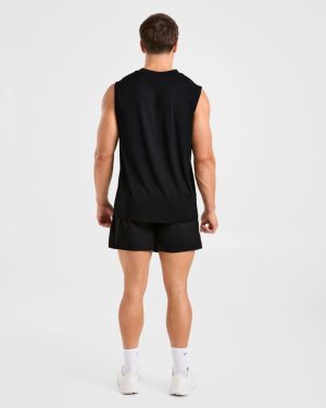 Reinforce Training Tank - Black: The Ultimate Modal-Blend Performance Wear