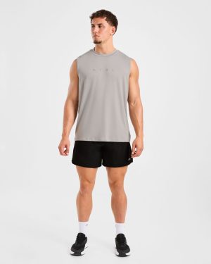 Reinforce Training Tank - Clay Grey: The Ultimate Modal Blend for Serious Lifters