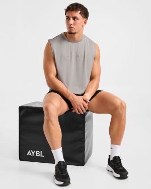 Reinforce Training Tank - Clay Grey: The Ultimate Modal Blend for Serious Lifters