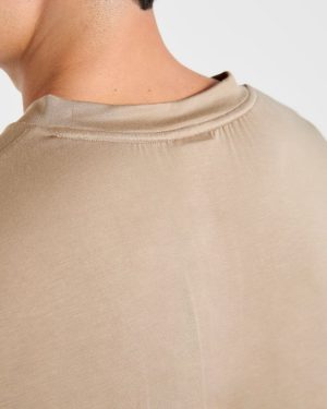 Reinforce Training T-Shirt - Tawny Brown: The Ultimate Modal-Blend Performance Tee