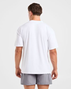 Reinforce Training T-Shirt White: Ultimate Comfort & Performance