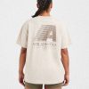 Retro Athletics Oversized T Shirt - Sand: The Ultimate Comfort Upgrade