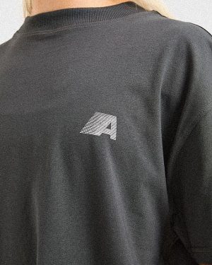 Retro Athletics Oversized T Shirt - Charcoal: The Ultimate Comfort & Style Fusion