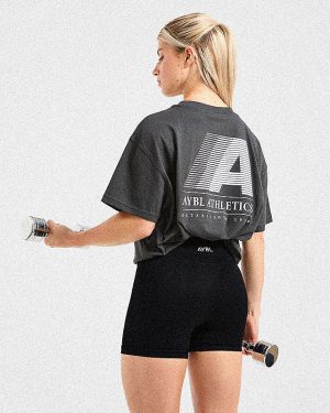 Retro Athletics Oversized T Shirt - Charcoal: The Ultimate Comfort & Style Fusion