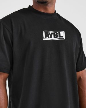 Retro Oversized T Shirt - Black: The Ultimate Comfort Staple