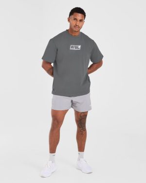 Retro Oversized T Shirt - Steel: The Ultimate Comfort & Style Fusion