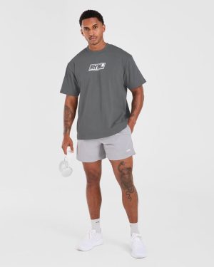 Retro Oversized T Shirt - Steel: The Ultimate Comfort & Style Fusion