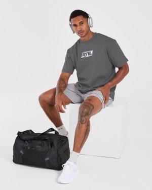 Retro Oversized T Shirt - Steel: The Ultimate Comfort & Style Fusion