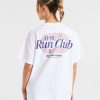 Run Club Oversized T-Shirt - White: The Ultimate Comfort & Style Statement