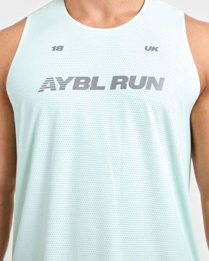 Run Loose Tank - Cool Mint: The Ultimate Breathable Running Top