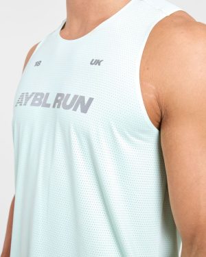 Run Loose Tank - Cool Mint: The Ultimate Breathable Running Top