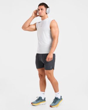 Run Slim Tank - Ice Grey: The Ultimate Performance Layer