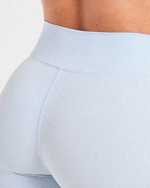 Sculpt Wrap Leggings - Iced Blue: The Ultimate Second-Skin Experience