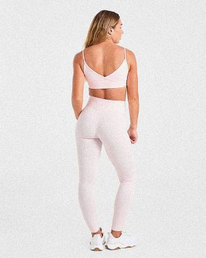 Sculpt Wrap Leggings - Iced Pink: The Ultimate Second-Skin Fit