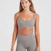 Sculpt Wrap Sports Bra - Smoke Grey: Ultimate Comfort & Style