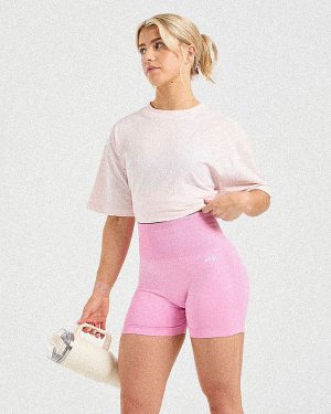 Show Up Oversized T Shirt - Pink: The Ultimate Comfort & Style Statement