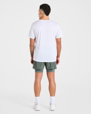 Signature 2-in-1 Shorts Deep Olive: The Ultimate Training Companion