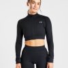 Simplicity Crop Jacket - Black: The Ultimate Active Rest Essential