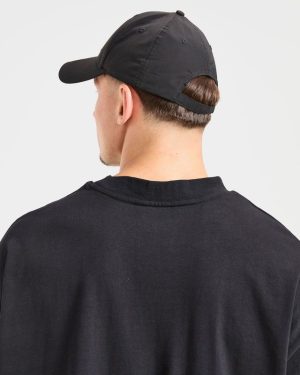 AYBL Black Sports Cap - Premium Cotton Performance Headwear