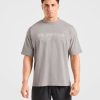 Sports Club Dot Oversized T-Shirt - Cloud Grey: The Ultimate Comfort & Style Hybrid
