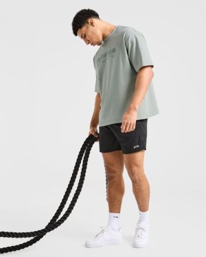 Sports Club Dot Oversized T-Shirt - Green Mist: The Ultimate Comfort Upgrade