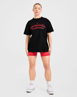 Sports Club Gothic Oversized T-Shirt: The Ultimate Blend of Comfort and Edge