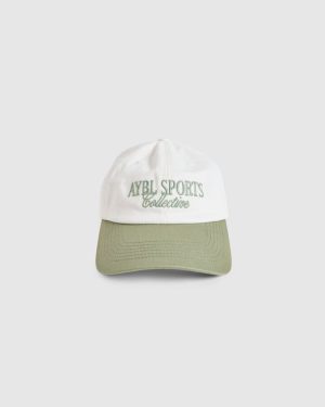 Sports Collective Cap - Off White/Green: The Ultimate Blend of Style and Function