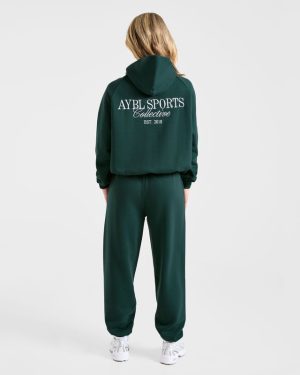 Sports Collective Oversized Joggers - Deep Forest: The Ultimate Comfort Upgrade