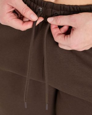 Sports Collective Oversized Straight Leg Joggers - Brown: The Ultimate Comfort Upgrade
