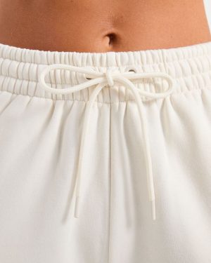 Sports Collective Oversized Straight Leg Joggers - Off White/Green