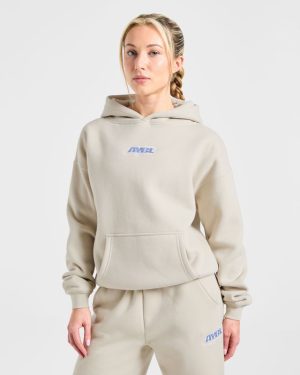 Sports Essentials Oversized Hoodie - Sand: The Ultimate Comfort Upgrade