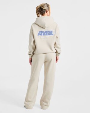 Sports Essentials Oversized Hoodie - Sand: The Ultimate Comfort Upgrade